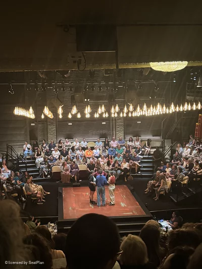 Hudson Theatre Dress Circle G106 view from seat photo