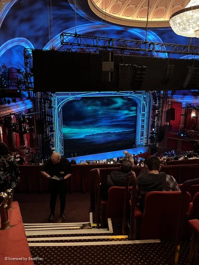 Broadway Theatre Rear Mezzanine E2 view from seat photo