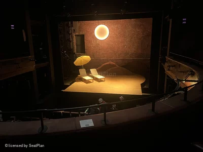 Royal Court Theatre Circle B7 view from seat photo