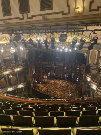 Victoria Palace Theatre Grand Circle J4 view from seat photo
