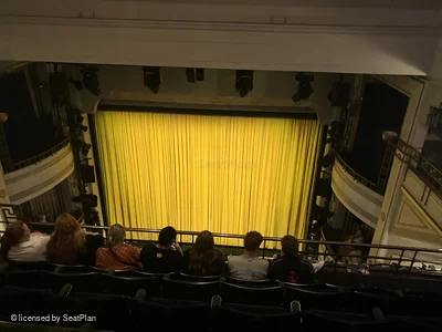 Fortune Theatre Upper Circle F12 view from seat photo