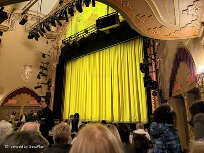Golden Theatre Orchestra L12 view from seat photo