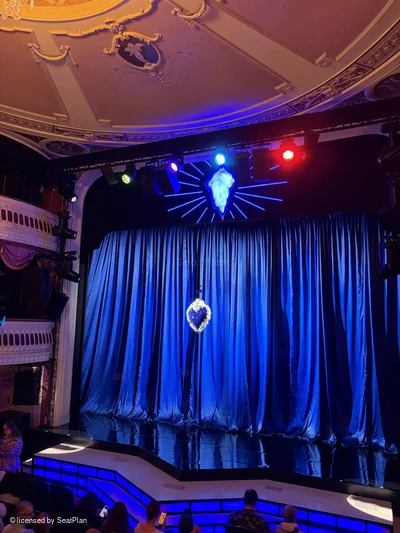 Criterion Theatre Dress Circle A8 view from seat photo