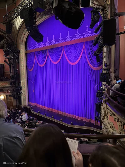 Lyceum Theatre Mezzanine B22 view from seat photo