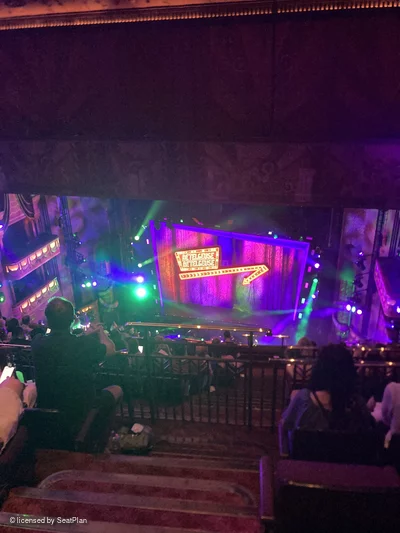 Prince Edward Theatre Grand Circle L9 view from seat photo