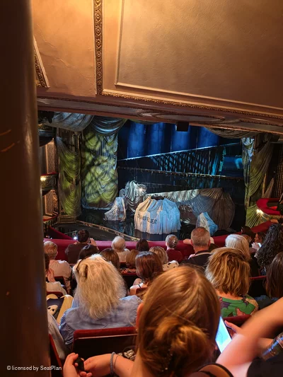 His Majesty's Theatre Royal Circle F7 view from seat photo