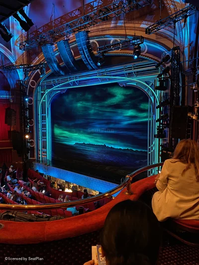 Broadway Theatre Front Mezzanine B17 view from seat photo