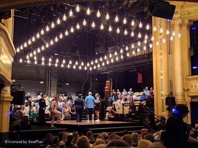 Hudson Theatre Orchestra Q13 view from seat photo