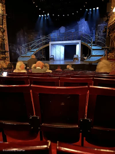 Apollo Theatre Stalls N3 view from seat photo