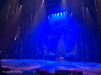 Alexandra Palace Theatre Stalls E13 view from seat photo