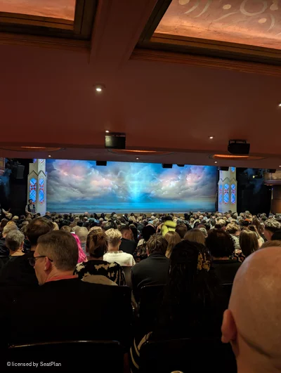 Prince of Wales Theatre Stalls U34 view from seat photo