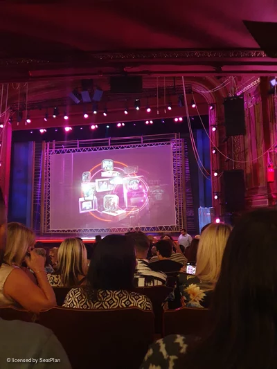 Dominion Theatre Stalls S14 view from seat photo