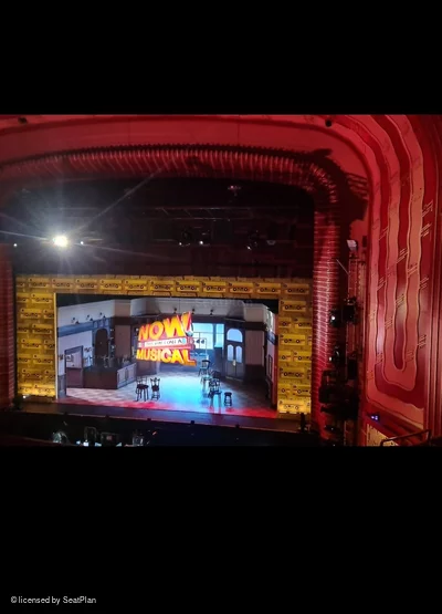 New Theatre Oxford Balcony E5 view from seat photo