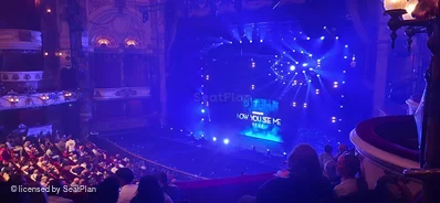 London Coliseum Dress Circle F1 view from seat photo