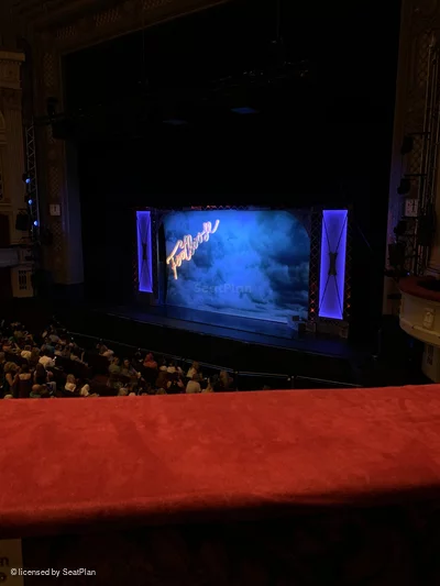 Edinburgh Playhouse Circle A7 view from seat photo