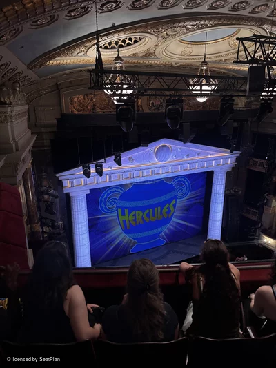 Theatre Royal Drury Lane Balcony C42 view from seat photo