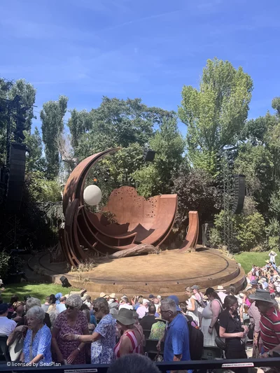 Regent's Park Open Air Theatre Upper Right M45 view from seat photo
