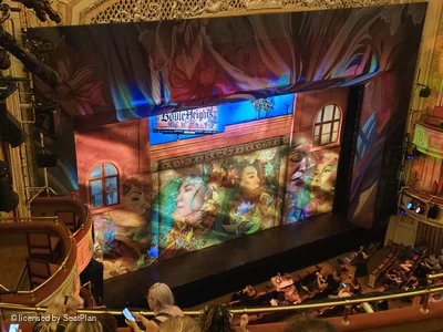 James Earl Jones Theatre Balcony G22 view from seat photo