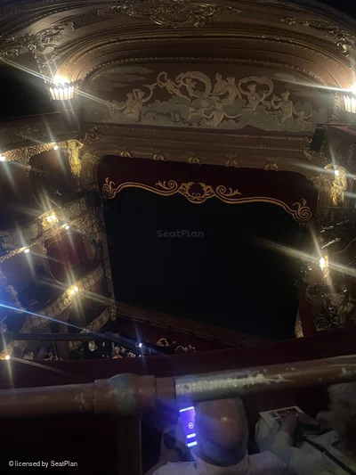 Apollo Theatre Balcony B9 view from seat photo