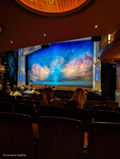 Prince of Wales Theatre Stalls N7 view from seat photo