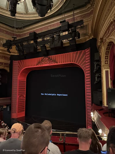 Phoenix Theatre Dress Circle D1 view from seat photo