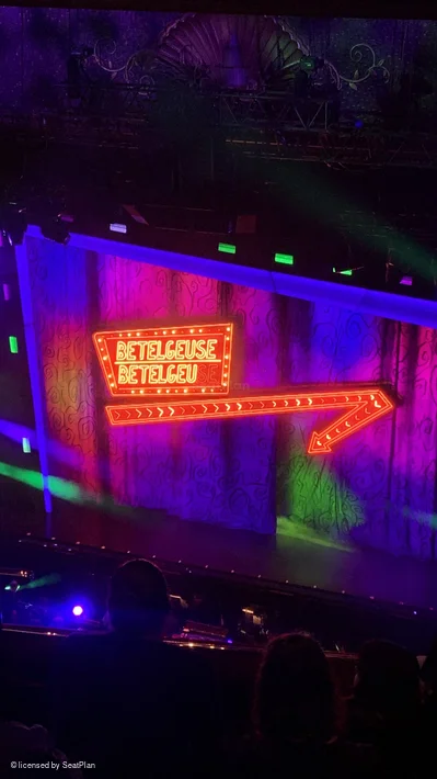 Prince Edward Theatre Grand Circle F5 view from seat photo