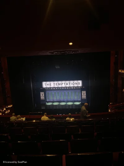 Prince Edward Theatre Grand Circle K10 view from seat photo
