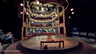 Tom Stoppard Theatre On Stage Seating B11 view from seat photo