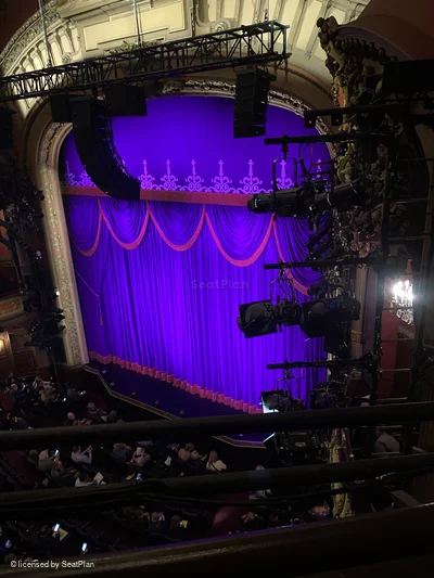 Lyceum Theatre Balcony A22 view from seat photo