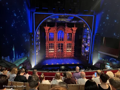 Savoy Theatre Dress Circle F17 view from seat photo