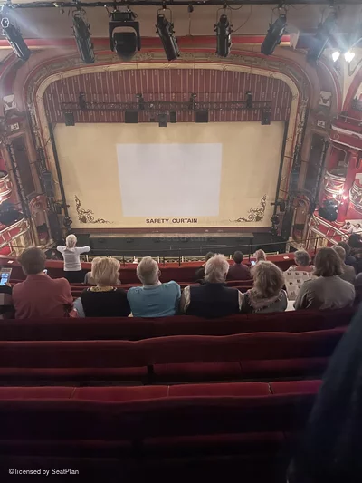 Bristol Hippodrome Upper Circle K26 view from seat photo