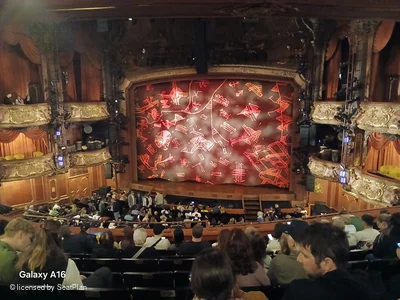 Lyceum Theatre Royal Circle H16 view from seat photo