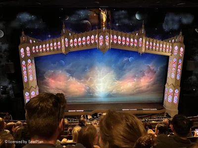 Prince of Wales Theatre Circle F25 view from seat photo