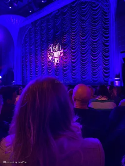 Lunt-Fontanne Theatre Orchestra L18 view from seat photo