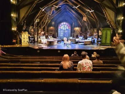 Barbican Theatre Stalls J24 view from seat photo