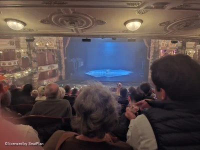 London Coliseum Dress Circle J23 view from seat photo