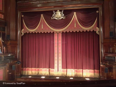 St Martin's Theatre Dress Circle B15 view from seat photo