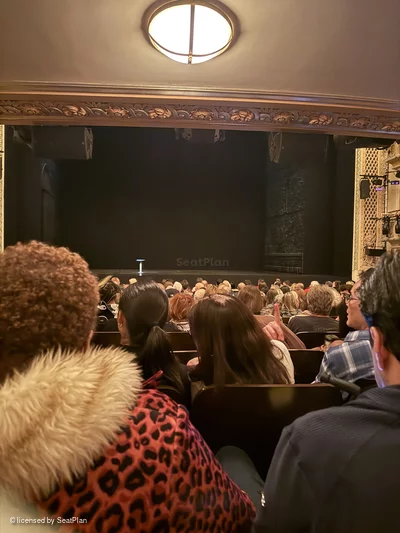 James Earl Jones Theatre Orchestra N103 view from seat photo