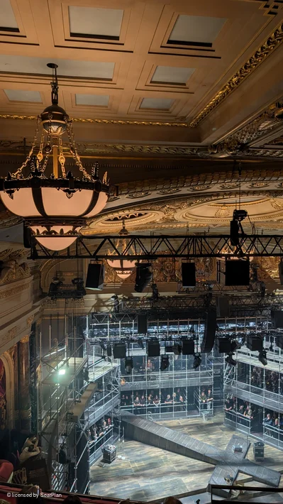 Theatre Royal Drury Lane Balcony E35 view from seat photo