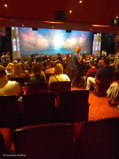 Prince of Wales Theatre Stalls T40 view from seat photo