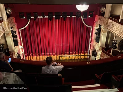 Garrick Theatre Grand Circle E12 view from seat photo