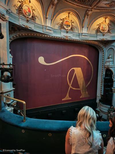 Ambassadors Theatre Circle C18 view from seat photo