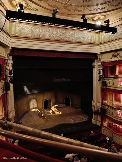 Theatre Royal Brighton Second Circle A9 view from seat photo
