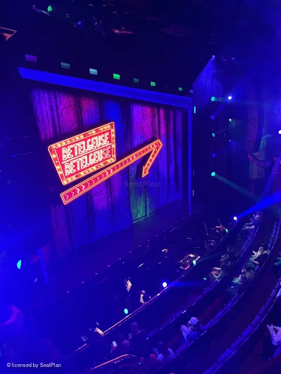 Prince Edward Theatre Dress Circle Circle Box 2 3 view from seat photo