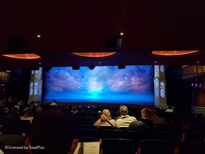 Prince of Wales Theatre Stalls S16 view from seat photo