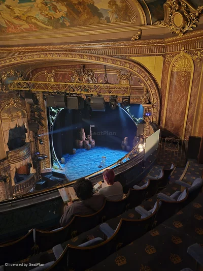 Theatre Royal Haymarket Upper Circle D1 view from seat photo