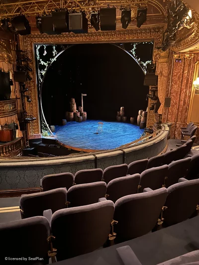 Theatre Royal Haymarket Royal Circle E5 view from seat photo