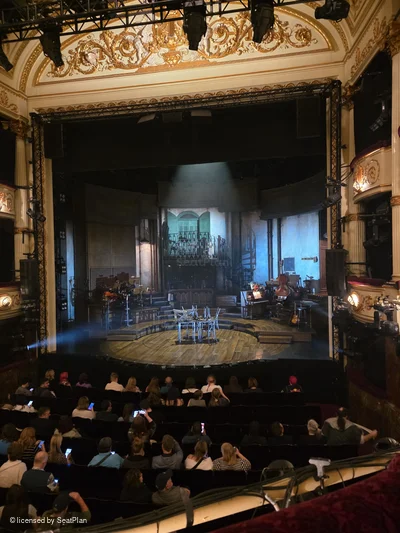 Lyric Theatre Dress Circle A6 view from seat photo