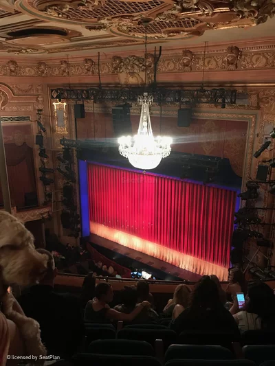 Longacre Theatre Balcony F21 view from seat photo
