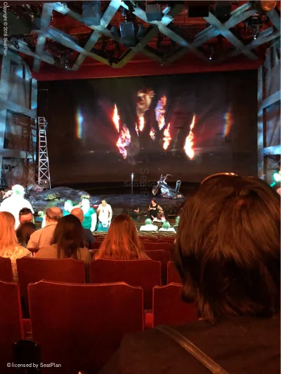 Dominion Theatre Stalls R20 view from seat photo